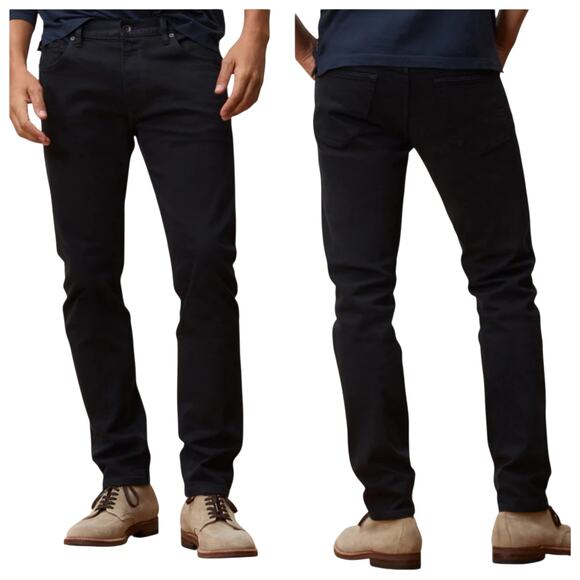 Todd Snyder Slim Fit 5-Pocket Chino Pants, jeans, black sz 30x32 Stretch - Picture 2 of 11